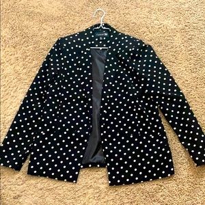Polka dot blazer